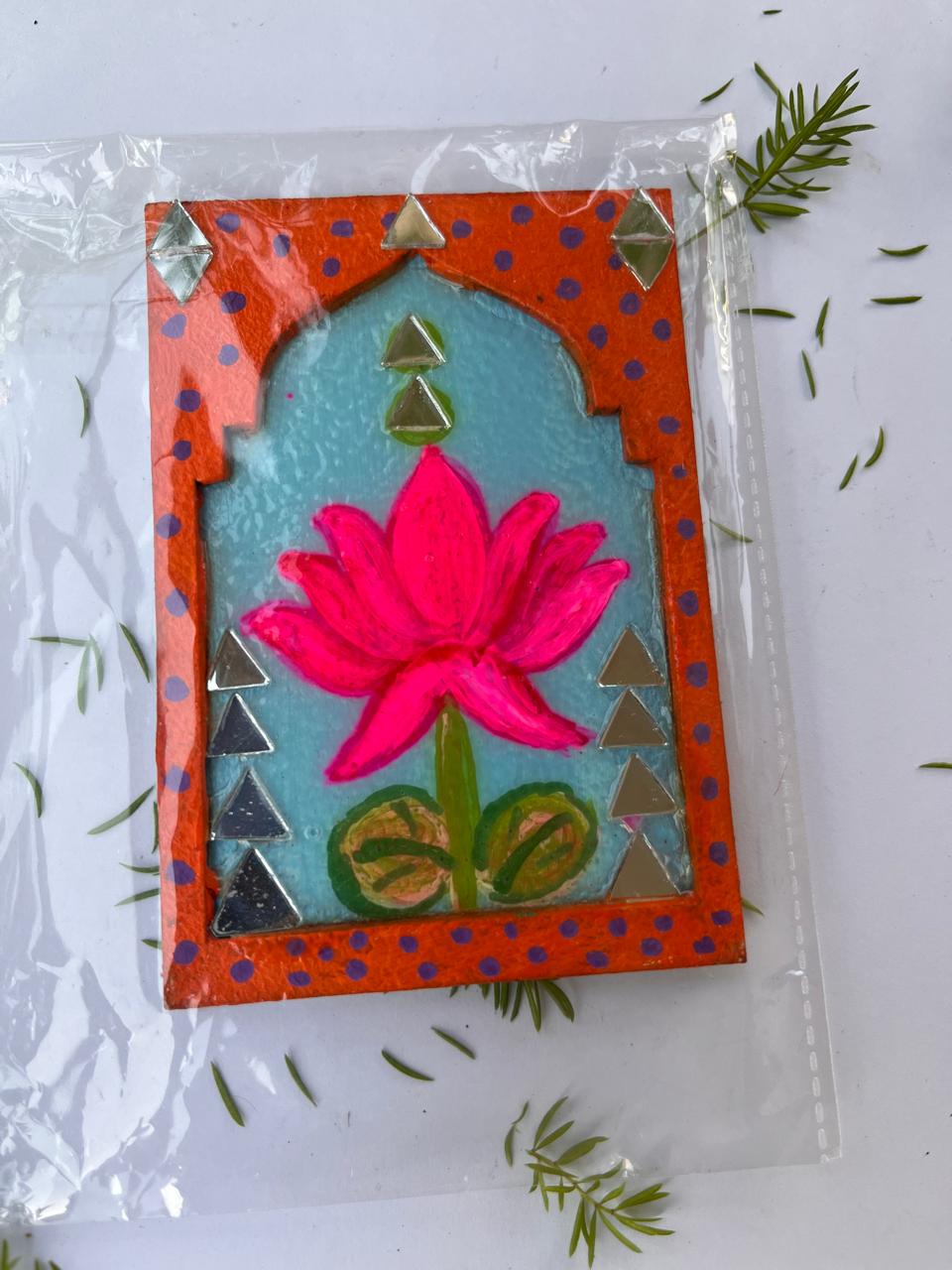 Handmade Floral Wooden Wall Accent